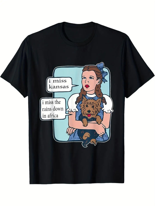 Funny Kansas And African Rain Jokes I Miss Kansas Tshirt