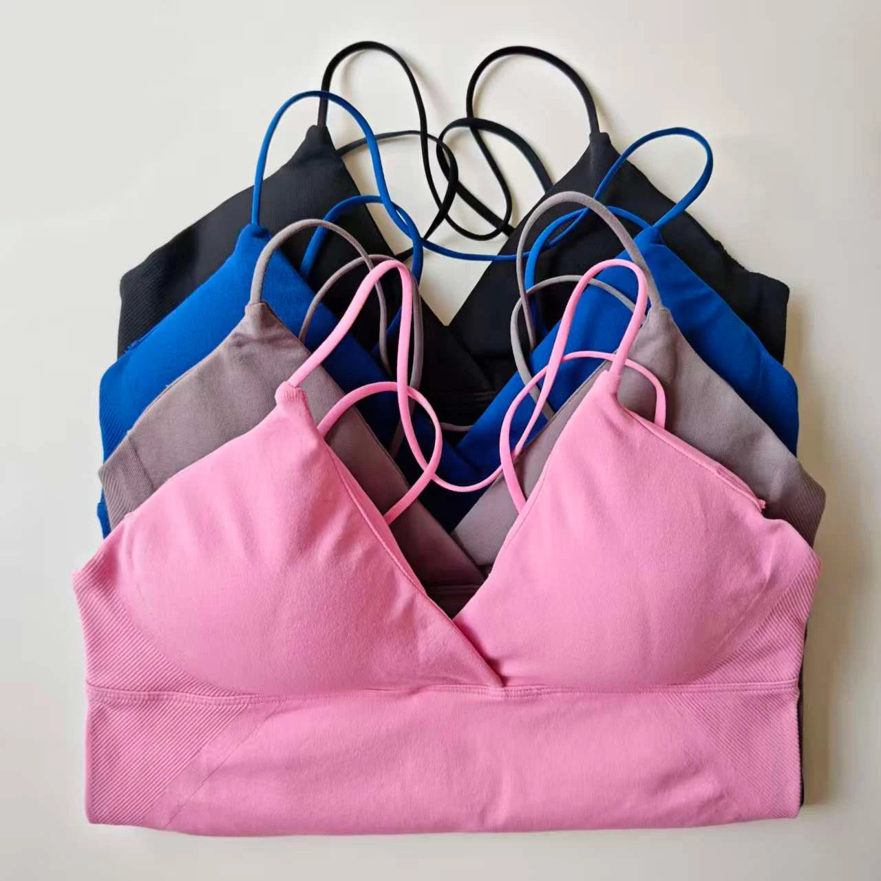 NCLAGEN Vision Twist Front Longline Yoga Tank Top Fitness Training