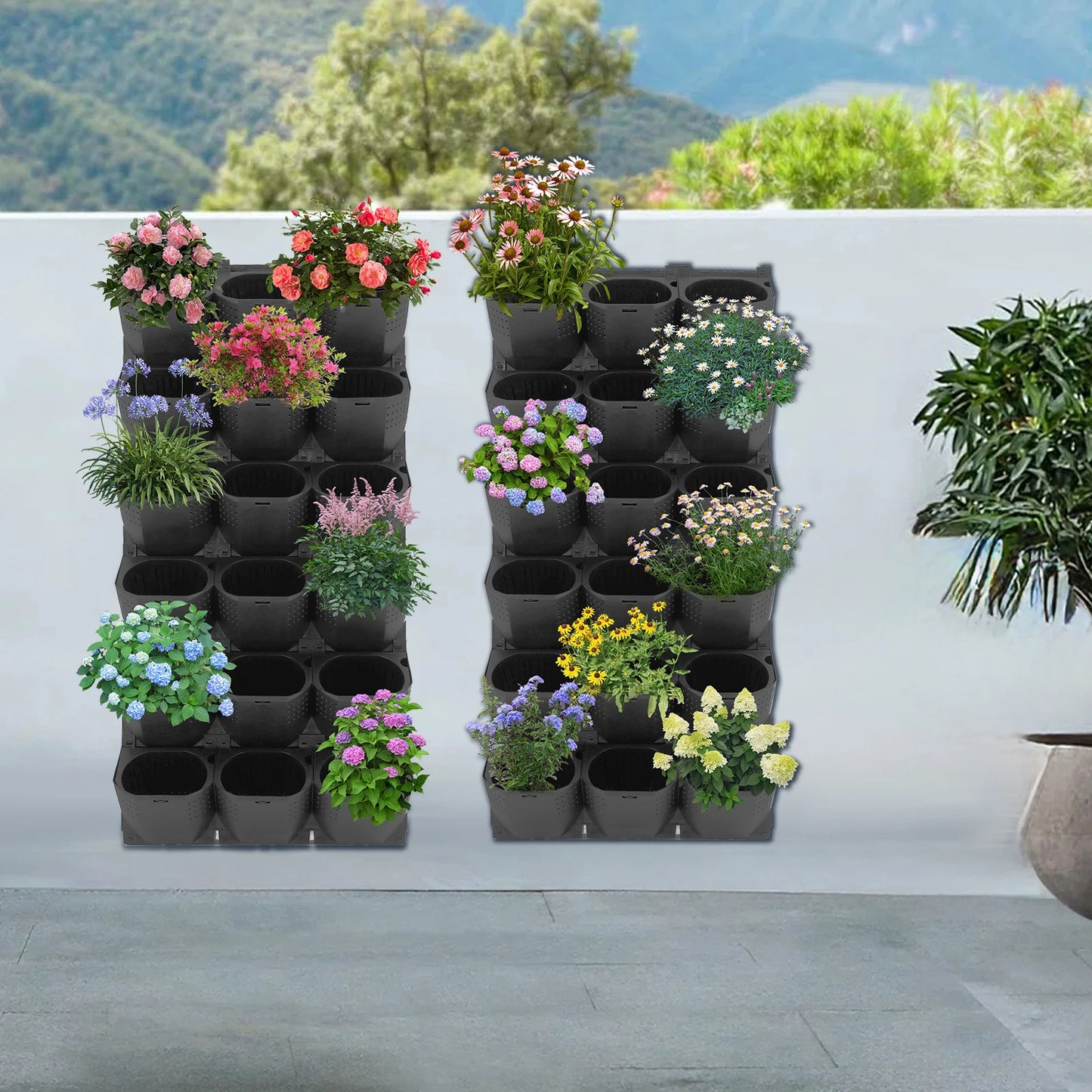 Vertical Stackable Self Watering Planter With 36 Pots
