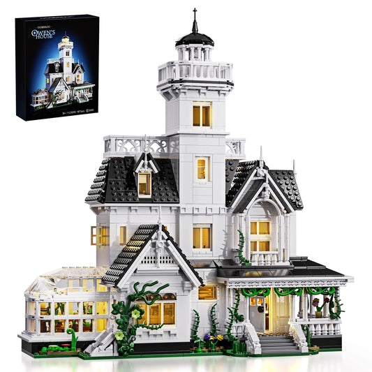 Owens House Building Set With LED Light Decor Model Gift