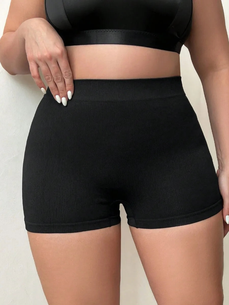 Plus Size Seamless Womens Boyshort Panties Polyester Elastane Blend