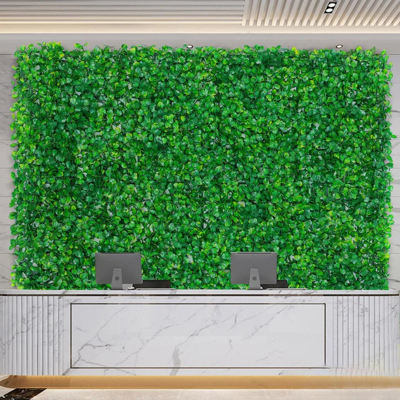 Artificial Hedge Panels Christmas Decorations 12pcs Garden Wall Decor