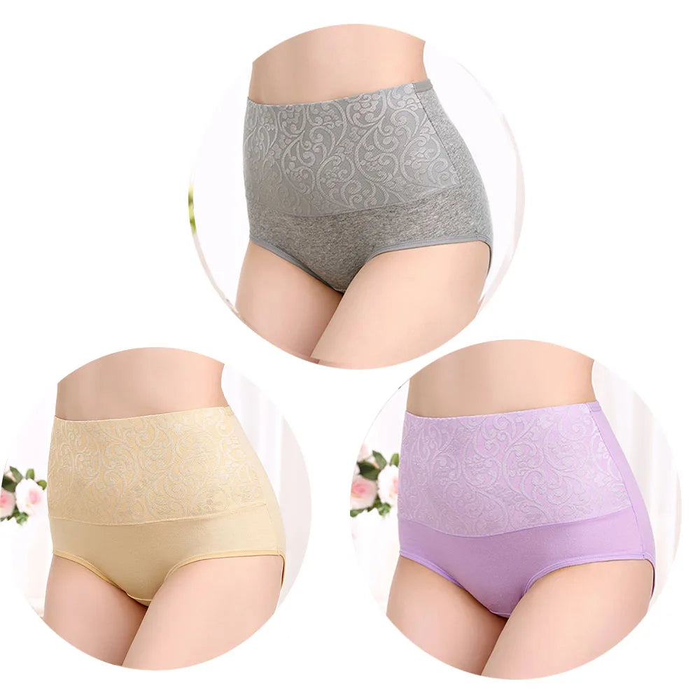 AIANGELAQIN Brand Cotton Panties For Women High Waist Briefs