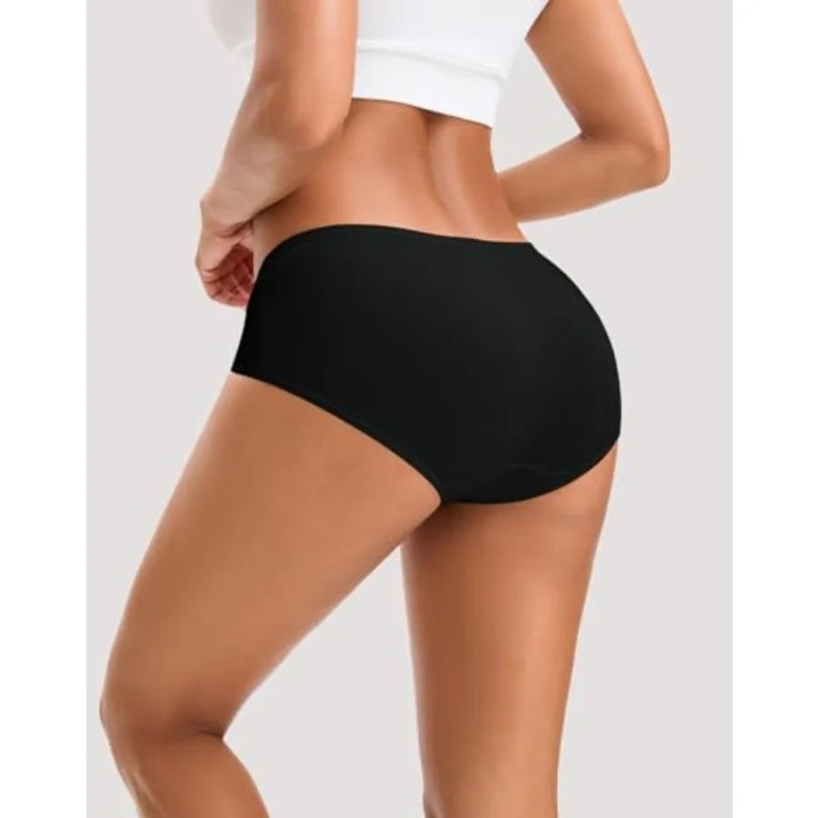 Womens Cotton Hipster Panties Six Pack For Everyday Comfort