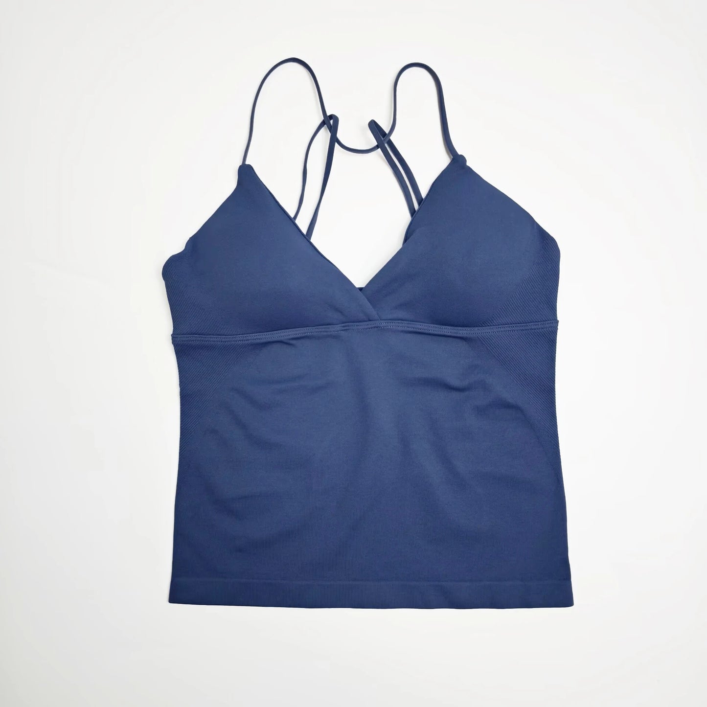 NCLAGEN Vision Twist Front Longline Yoga Tank Top Fitness Training