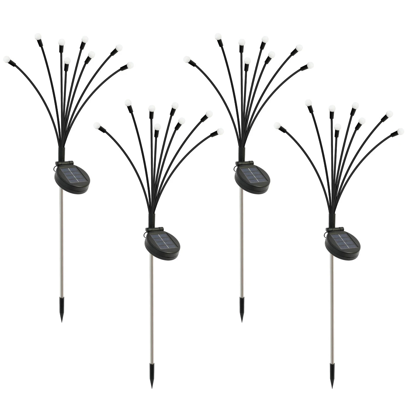 Solar Firefly Lights 8-Head Outdoor Garden Decor LED Waterproof