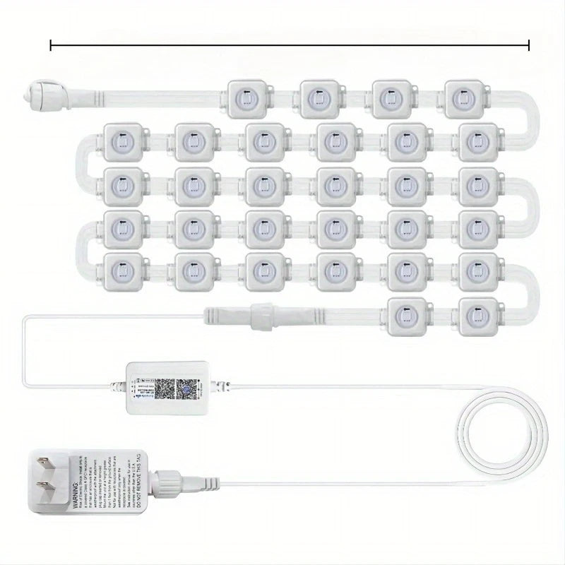 MIMIRGB Outdoor LED String Lights With App Control