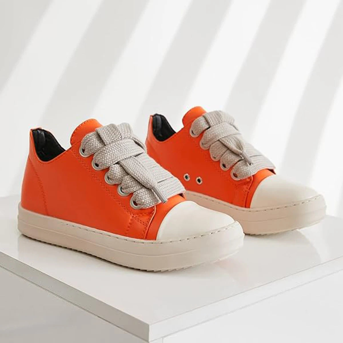 Coarse Shoelaces For Men's Waterproof Casual Shoes