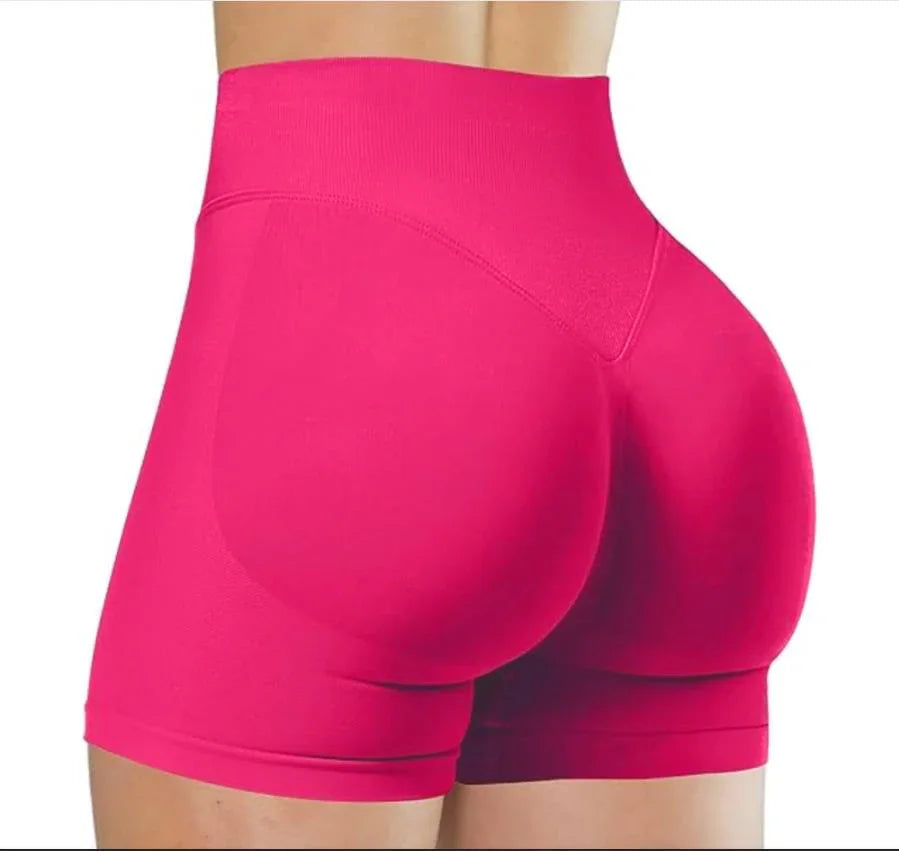 Women High Waisted Yoga Shorts Running And Fitness Pants