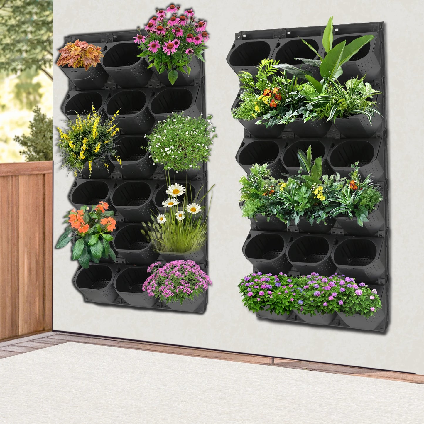 Vertical Stackable Self Watering Planter With 36 Pots