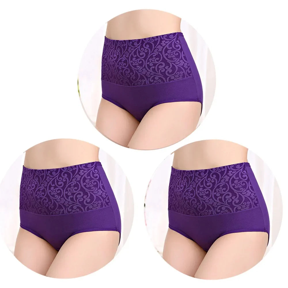 AIANGELAQIN Brand Cotton Panties For Women High Waist Briefs