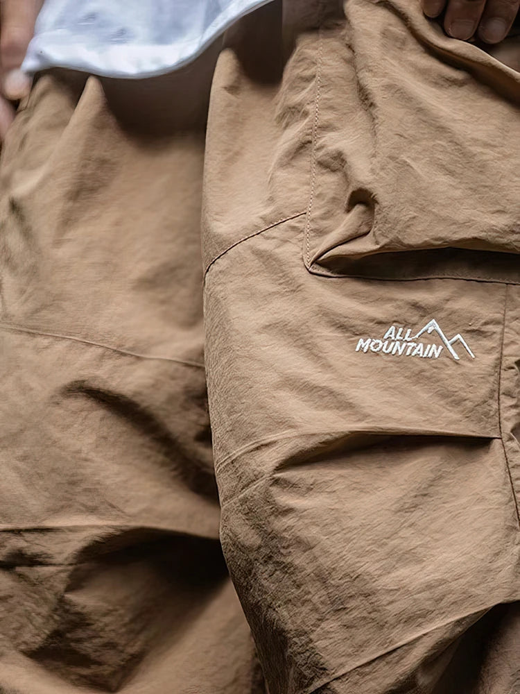 ZOYLEIR Vintage Baggy Hiking Cargo Pants For Men Outdoor Waterproof