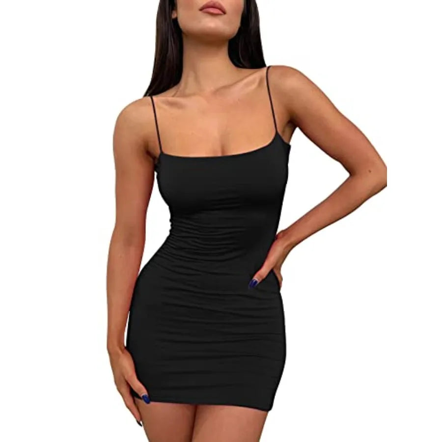 Womens Slim Bodycon Mini Dress Backless Party Clubwear