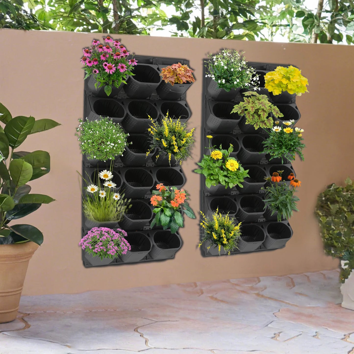 Vertical Stackable Self Watering Planter With 36 Pots