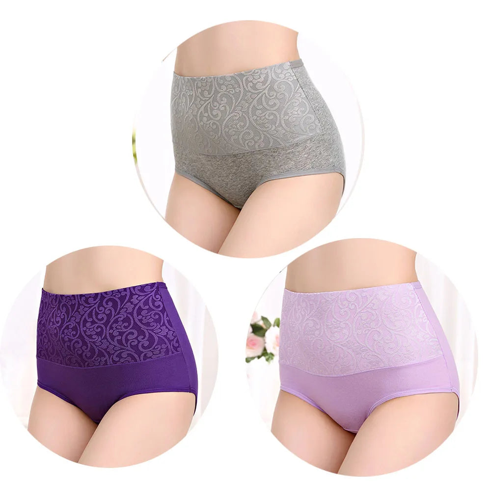 AIANGELAQIN Brand Cotton Panties For Women High Waist Briefs