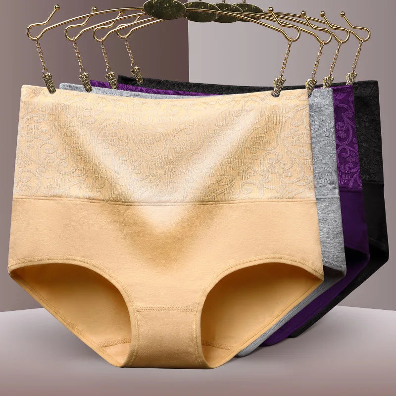 AIANGELAQIN Brand Cotton Panties For Women High Waist Briefs