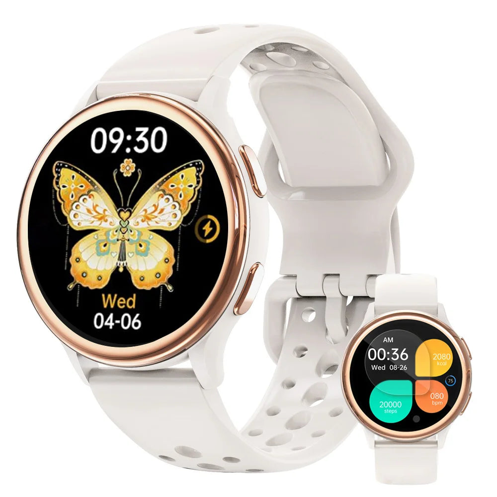Smartwatch For Women Fitness Tracker iPhone Android Compatible
