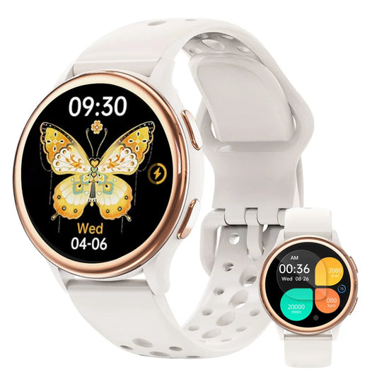 Smartwatch For Women Fitness Tracker iPhone Android Compatible