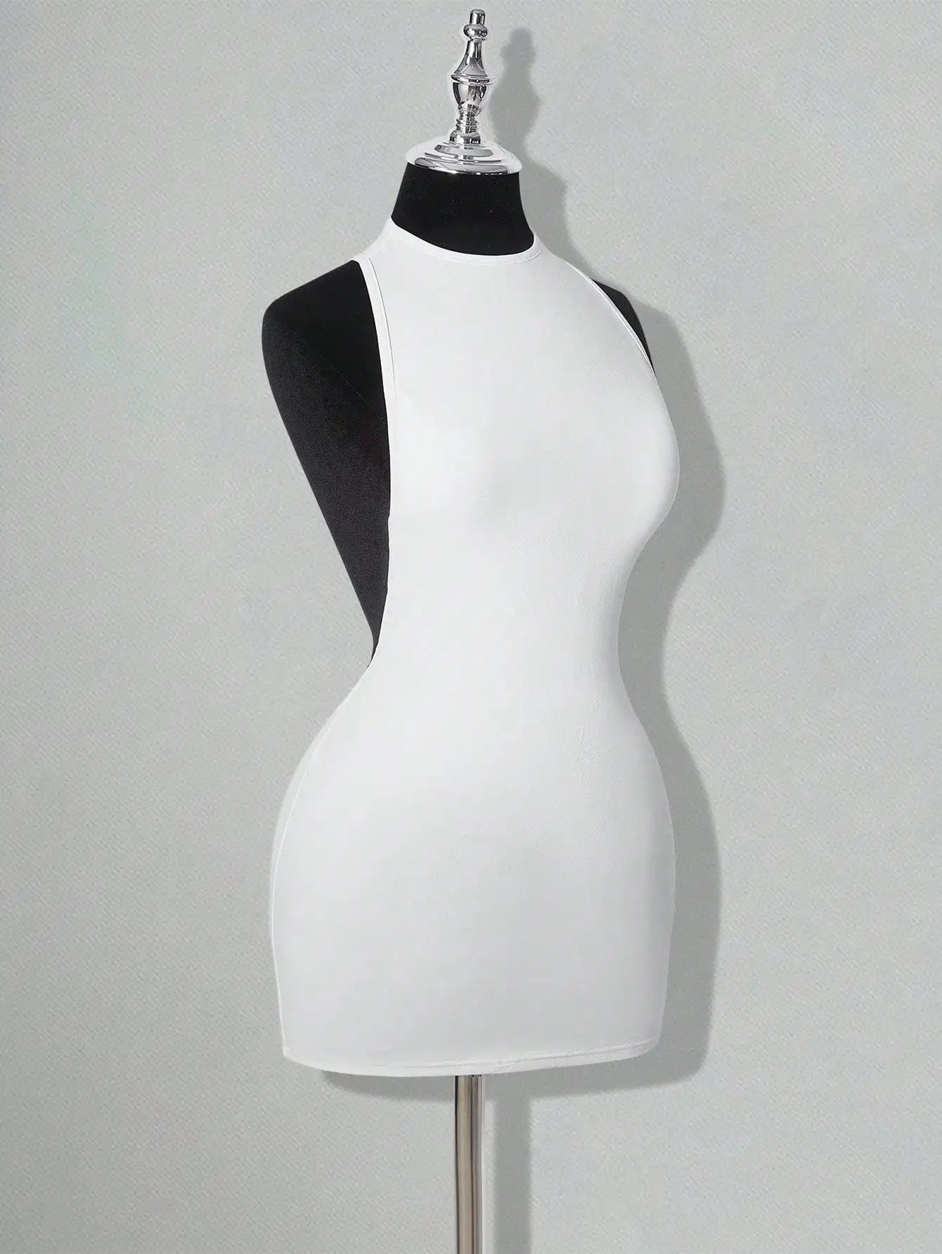 Bodycon Mini Dress With Criss-Cross Backless Design