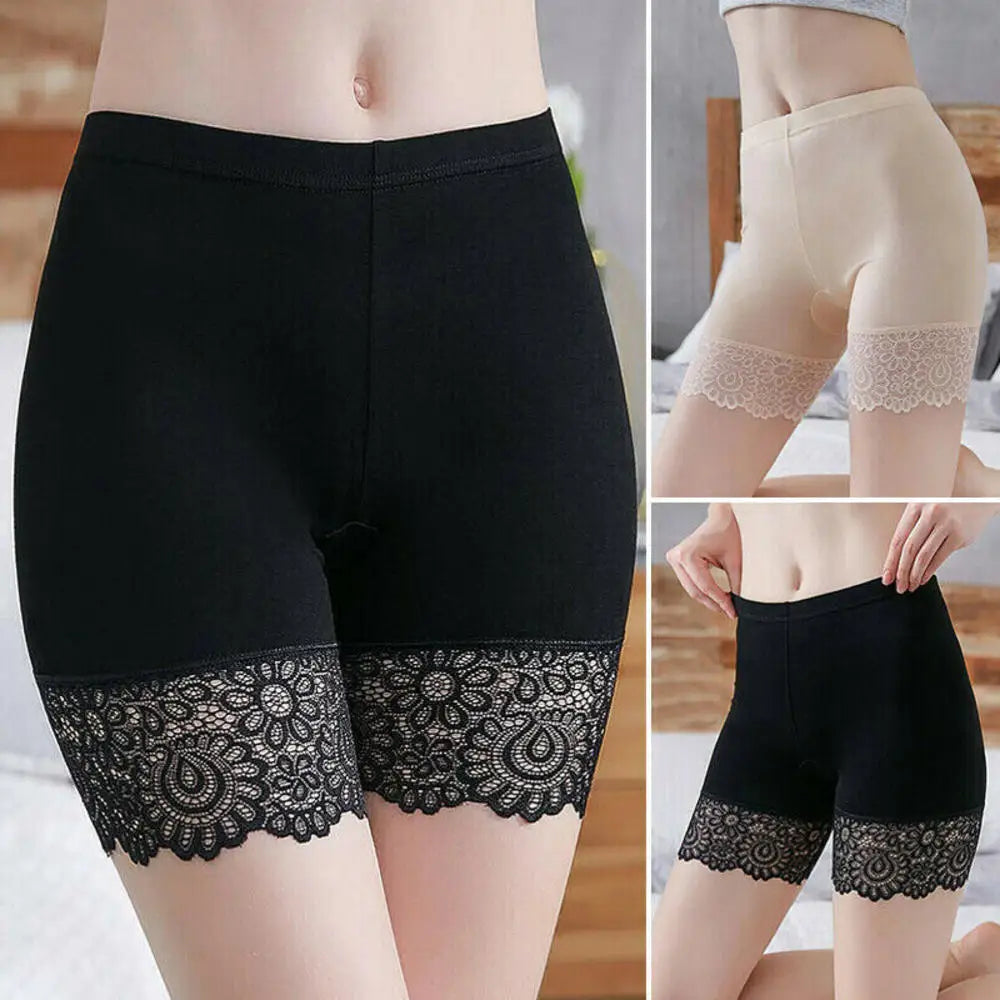 Women High Waist Seamless Shorts Underwear Breathable Briefs Cycling