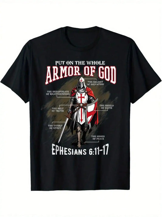 MNHK Full Armor Of God Inspirational Bible Verse Shirt
