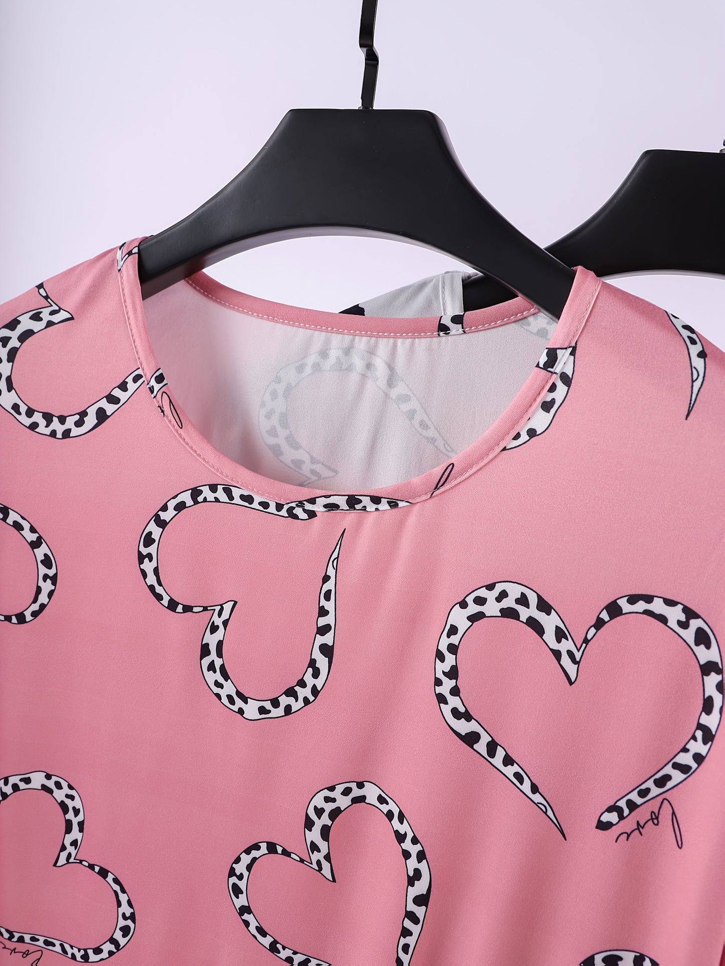 3pcs Women's Plus Size Sleep Dresses - Comfy/Stretchy, Floral/Butterfly Prints