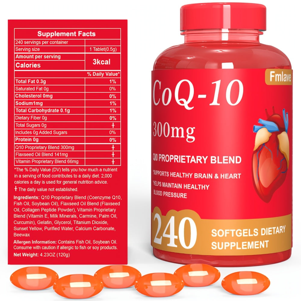 1Bottle CoQ10+ Lung Cleanser Q10 Antioxidant Heart Health