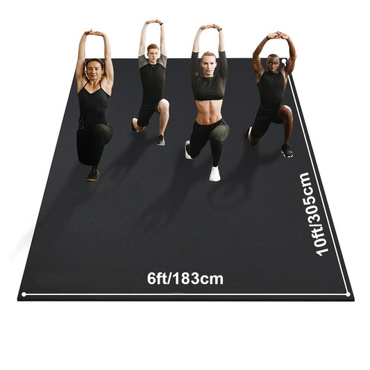 10'x6' Thick Exercise Workout Mat for Home Gym Fitness