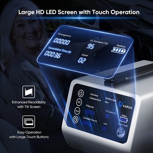Portable DC-Powered Oxygen Concentrator for Camping & Survival