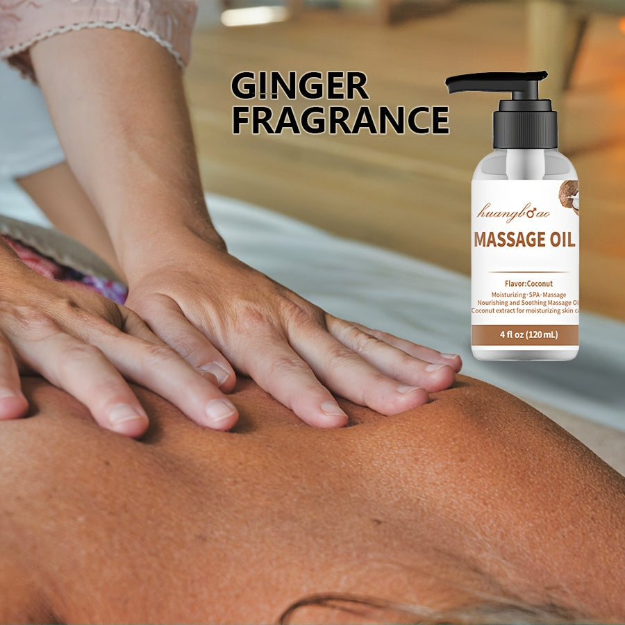 2pcs Coconut Massage Oil - Sensual Full Body Glide