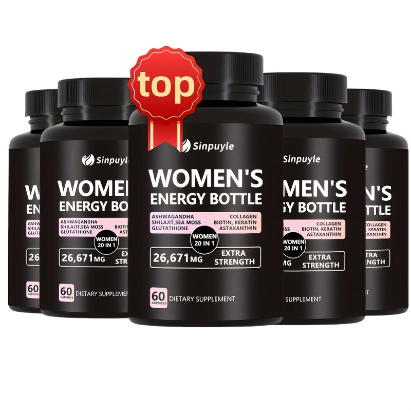 26, 671mg Per Serving Women's Energy Bottle With Natural Ingredients