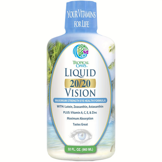 Maximum Absorption Eye Vitamin Formula Liquid 20/20 Vision No Pills