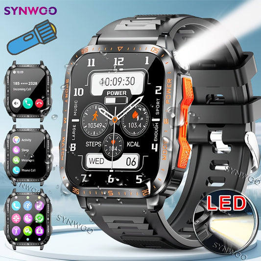 Synwoo Fashion Smartwatch with LED Flashlight and Call Function