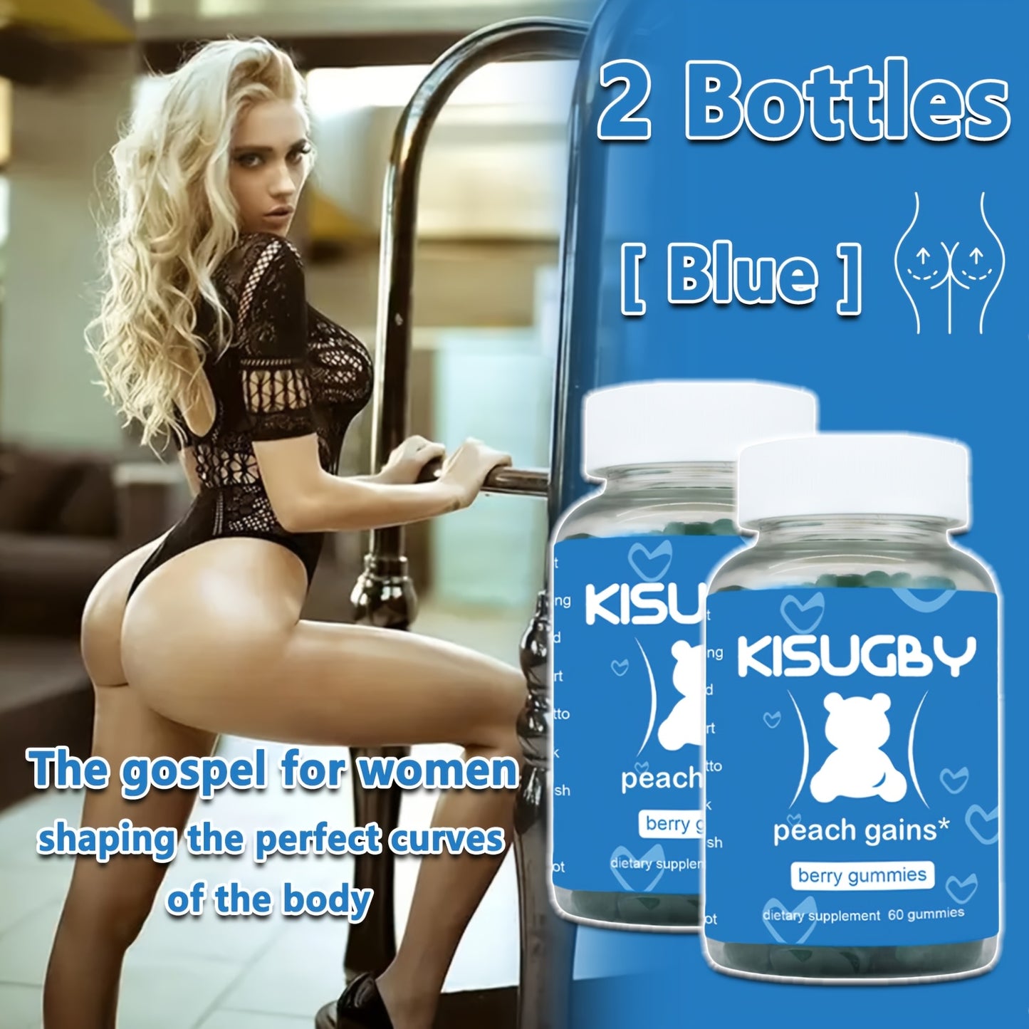 Fenugreek Gummies with Vitamin E KISUGBY Multivitamin Candy