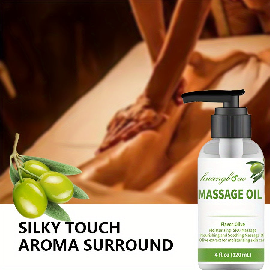2pcs Sensual Olive Massage Oil - Smooth Gliding Formula