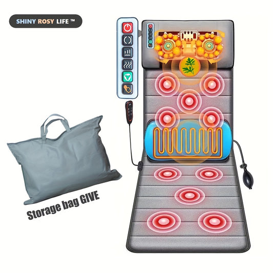Full Body Massage Mattress With Hot Compress For Neck And Waist
