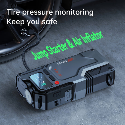 6000A Jump Starter with Air Compressor and Tire Inflator